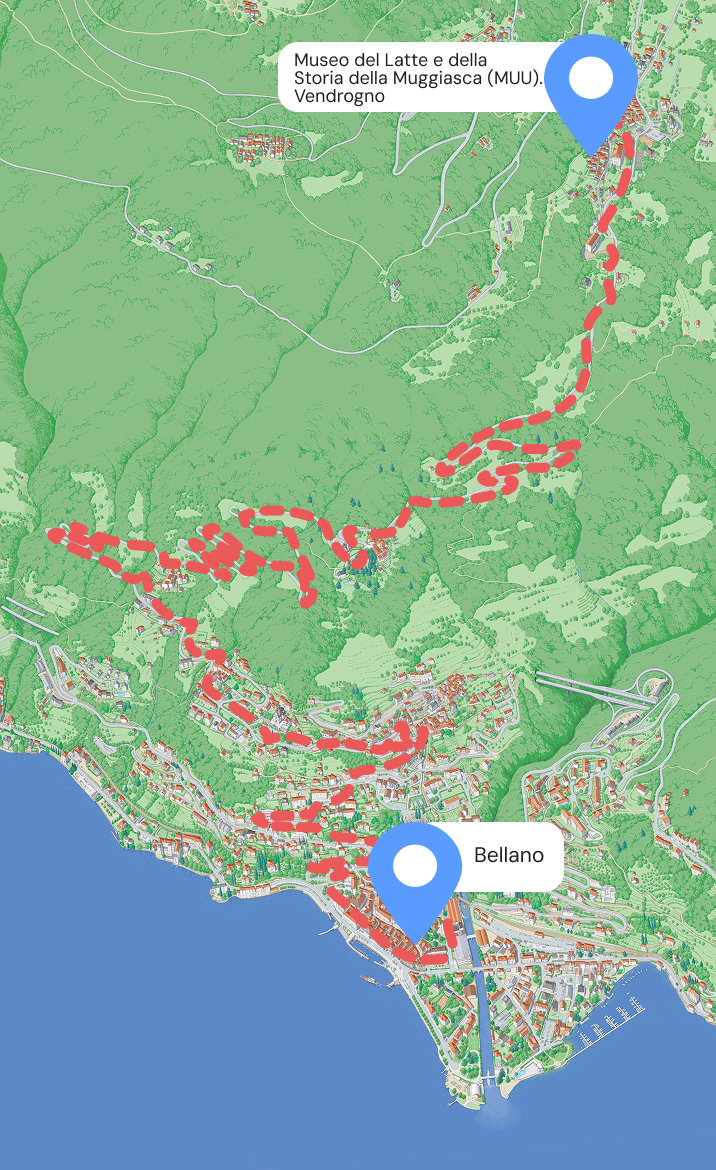 Mappa completa del MUU