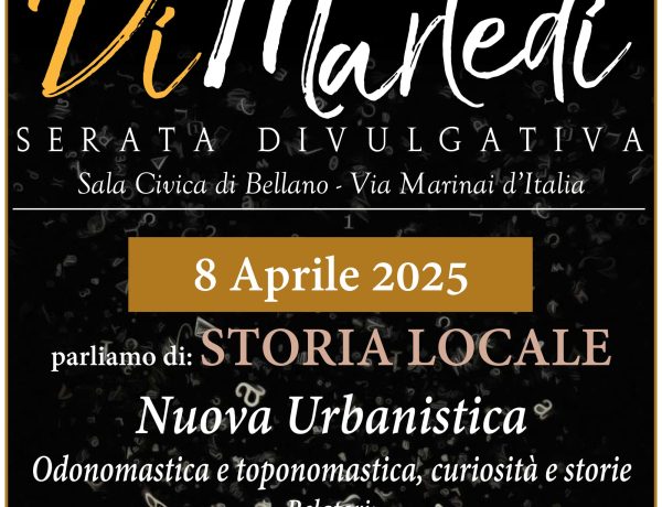 DiMartedì – 2025 – Storia locale
