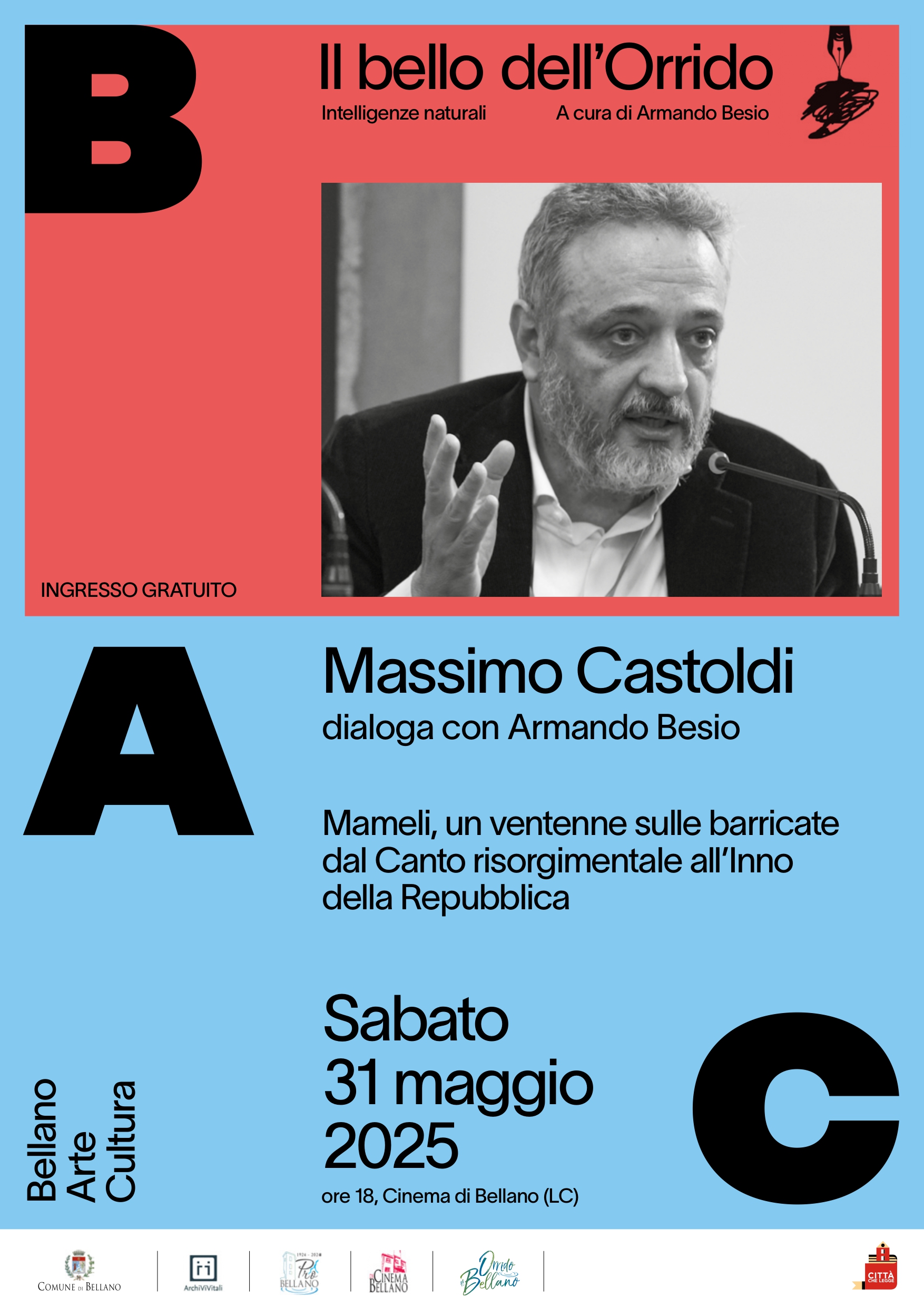locandina il bello dell'orrido con Massimo Castoldi