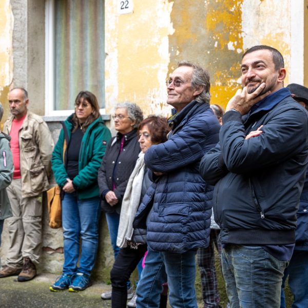 Giancarlo Vitali e i partecipanti all'iniziativa