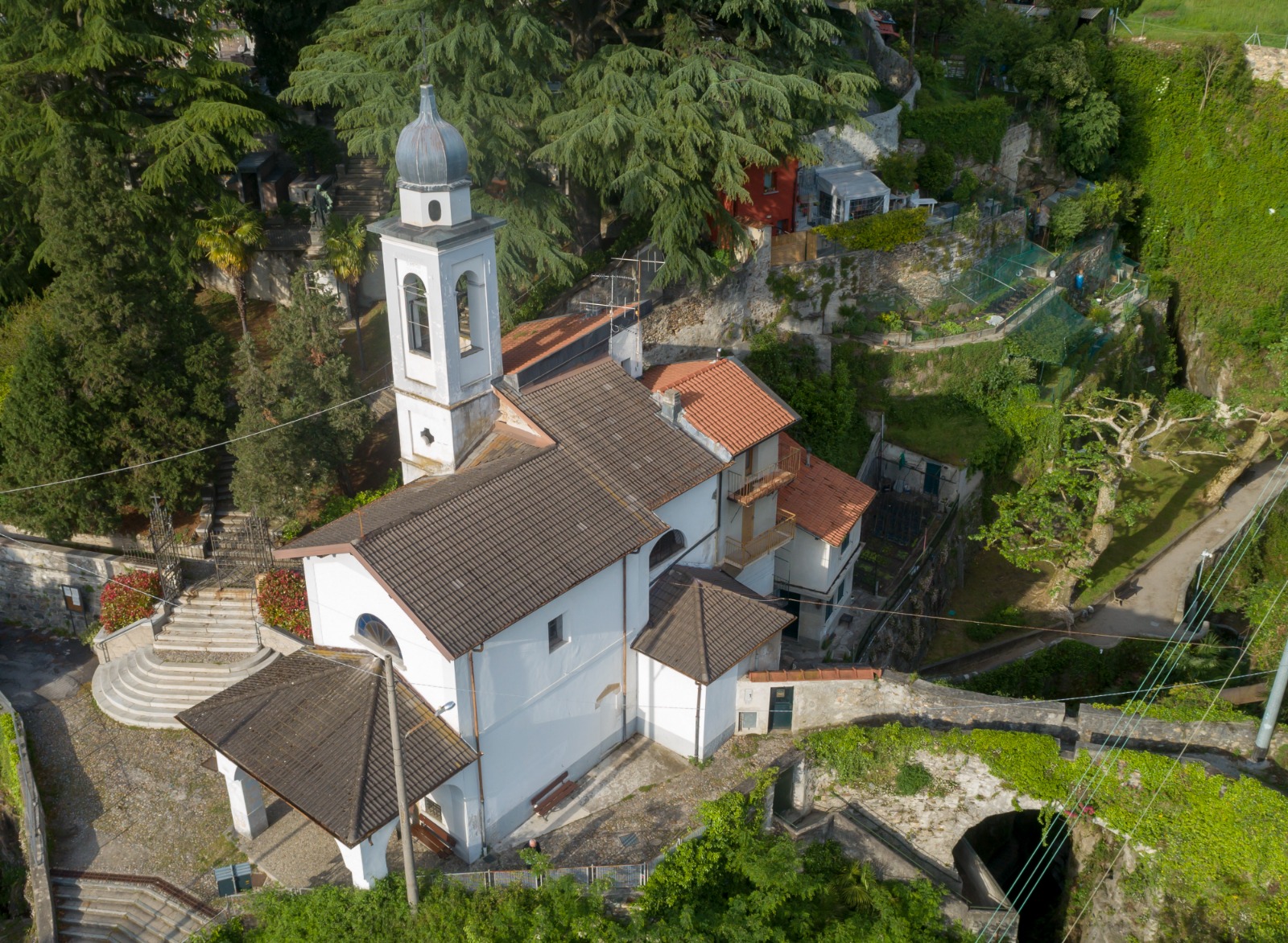 Chiesa di San Rocco dall'alto